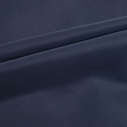 Girls Navy Blue Polyester & Cotton Jacket