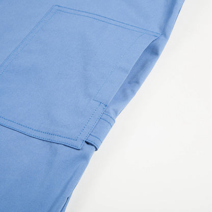 Girls Bright Cobalt Cotton Dress