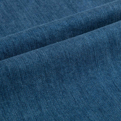 Girls Denim Blue Capri Pants Cotton Trouesrs