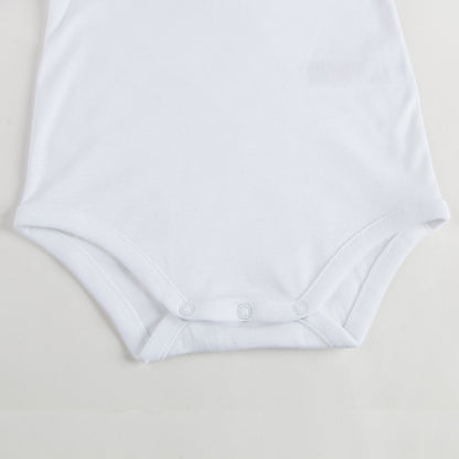 Baby Boys&Baby Girls White With Pink Check Collar Babygrows