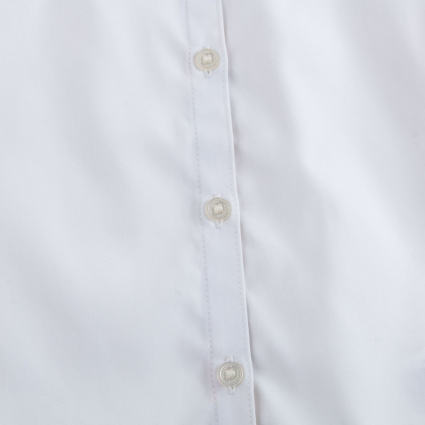 Baby Girls White Blouse with Check Cuffs