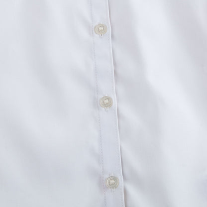 Baby Girls White Blouse with Check Cuffs