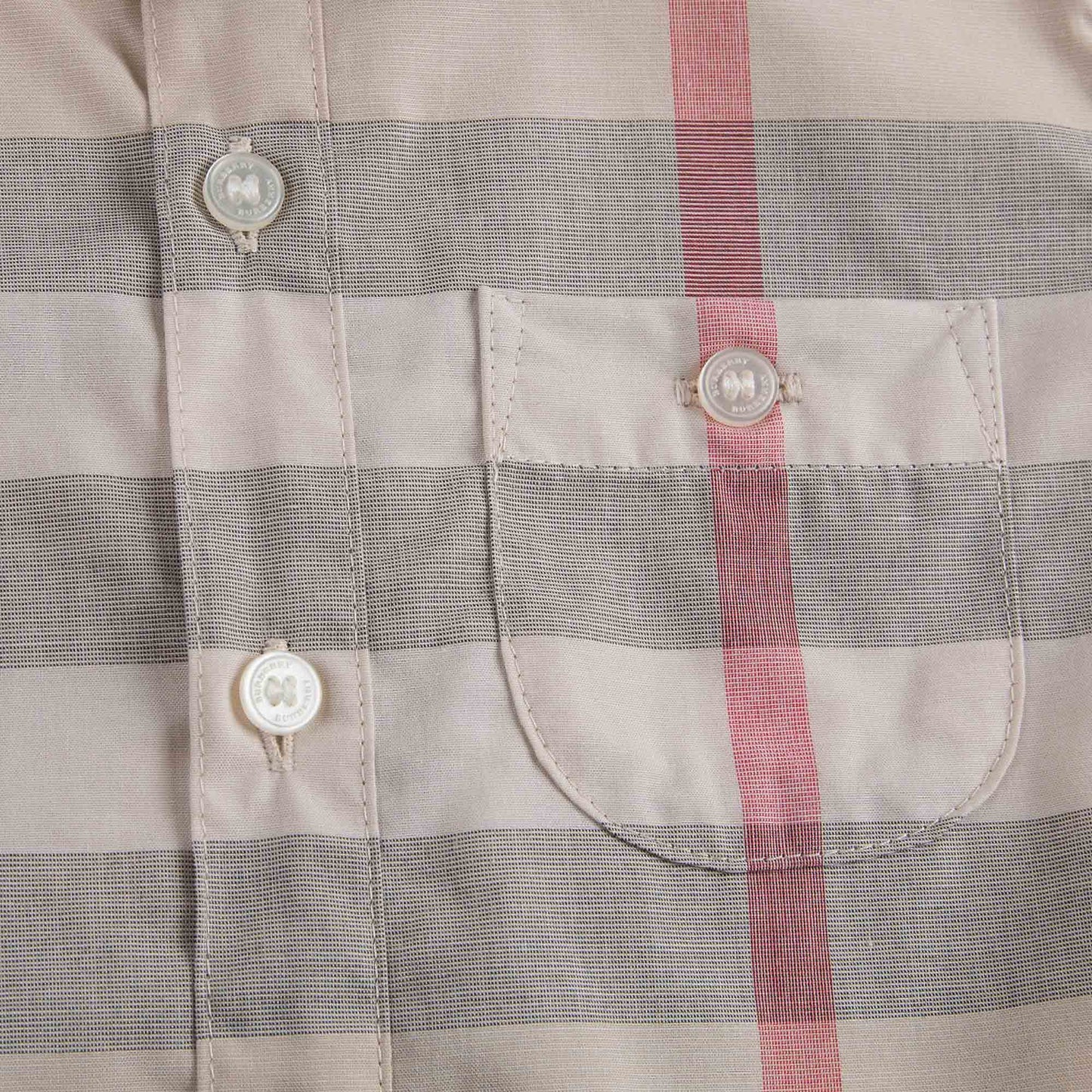 Baby Boys Beige Check Shirt