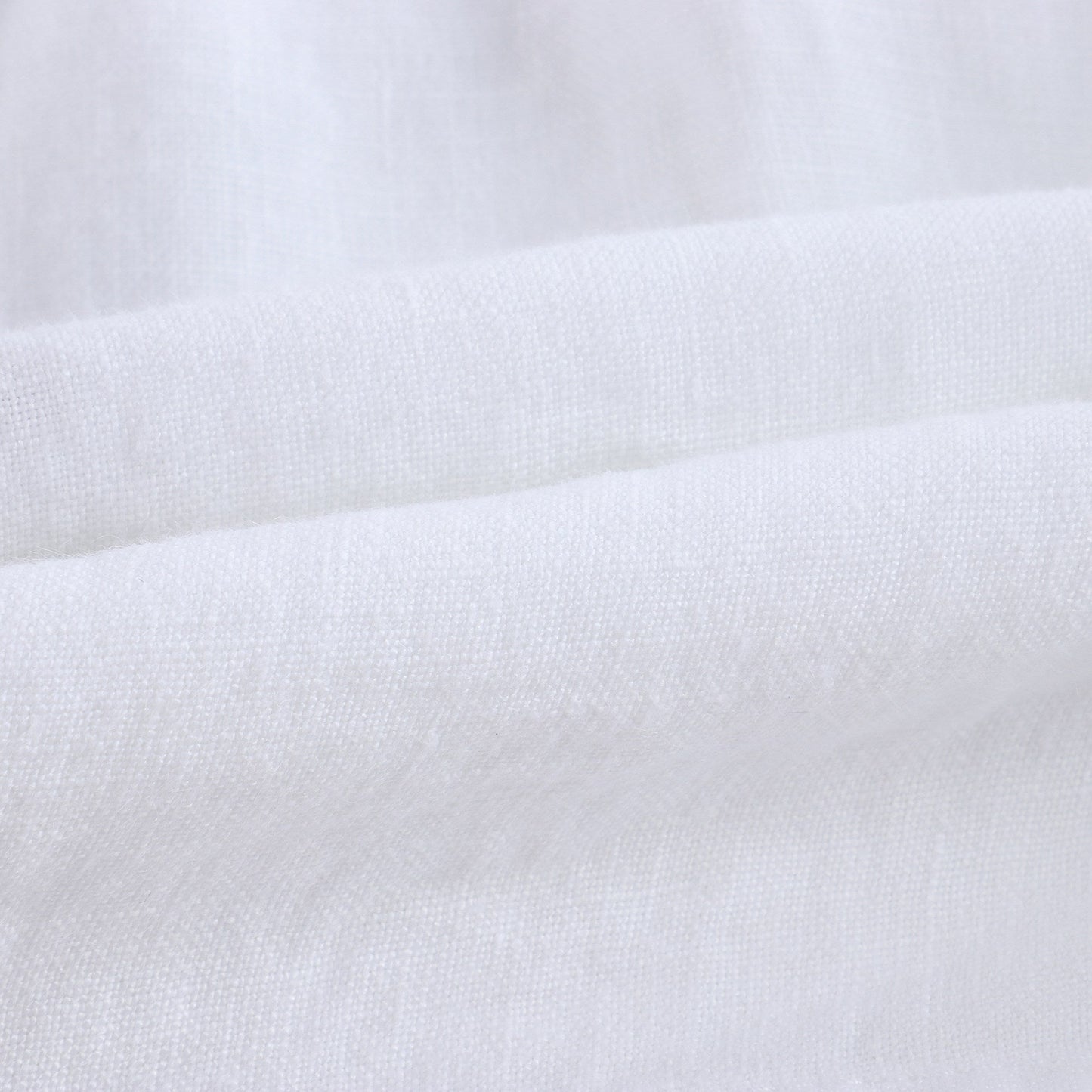 Girls White Linen Shorts