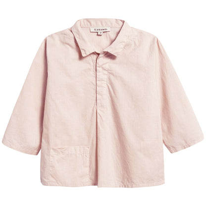 Baby Girls Sand Cotton Woven T-shirt