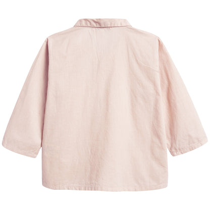 Baby Girls Sand Cotton Woven T-shirt