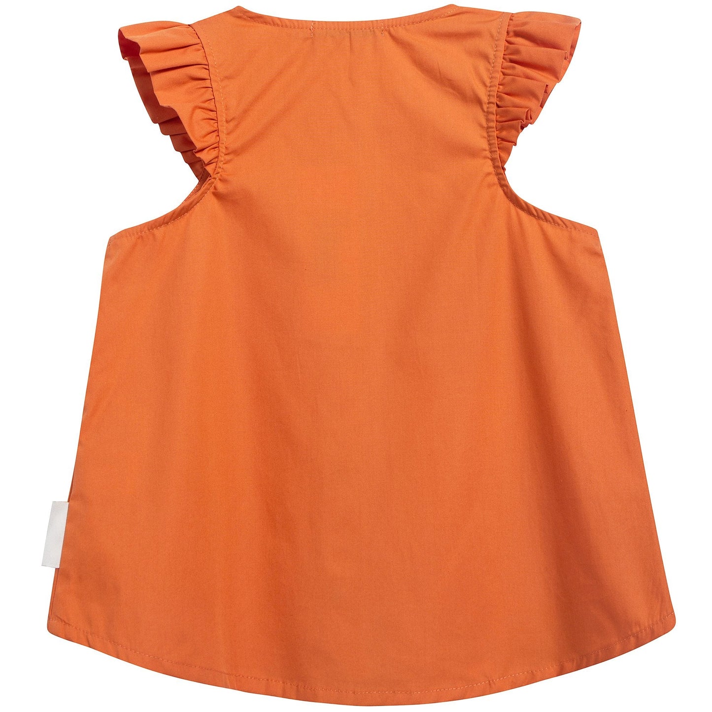 Girls Brick Cotton Solid Tank Blouse
