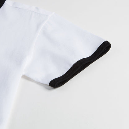 Boys & Girls White Logo T-shirt