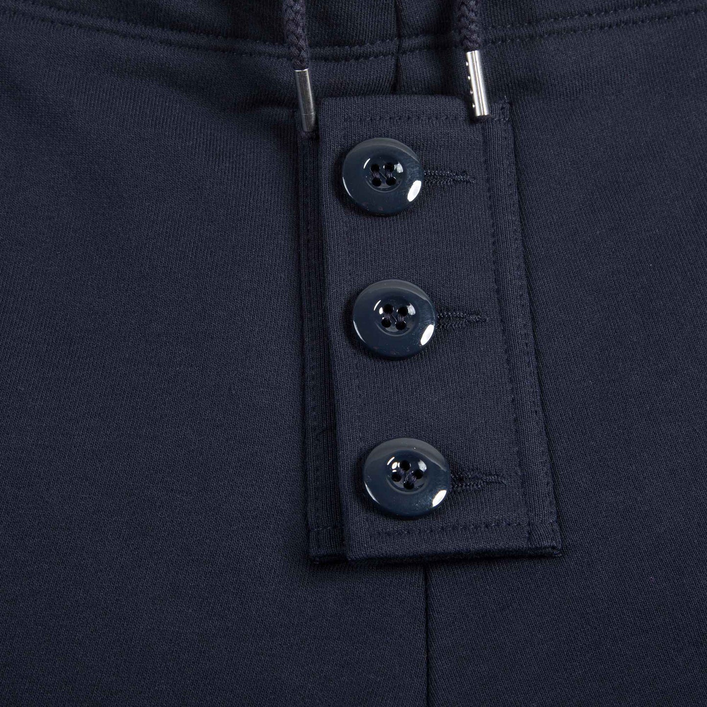 Girls Navy Blue Cotton Trousers