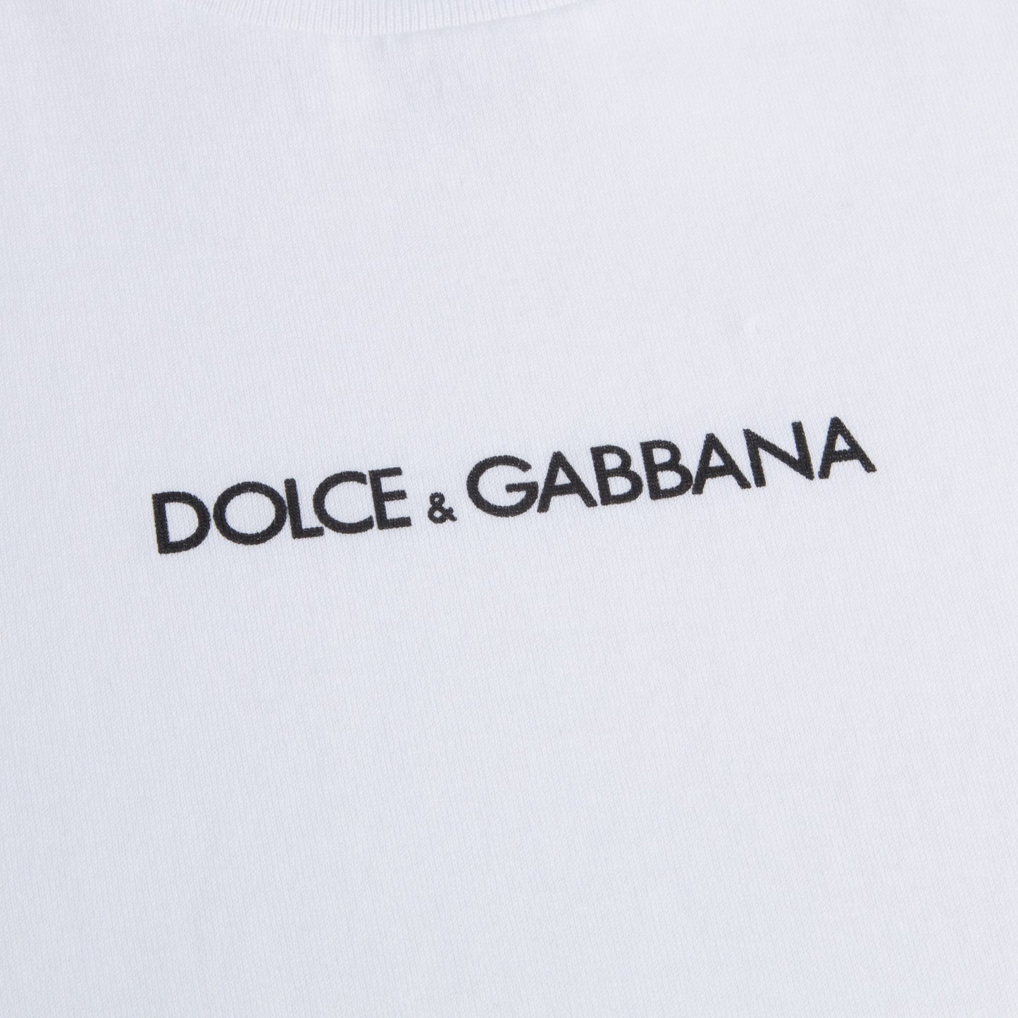 Boys & Girls White Cotton T-shirt