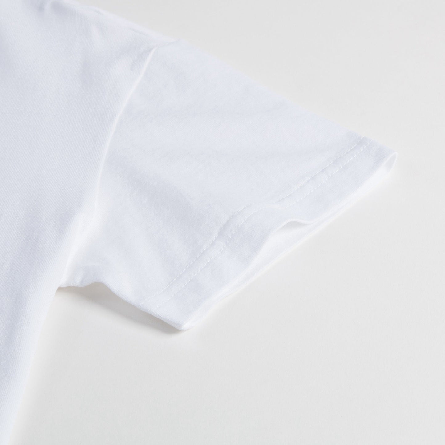Boys & Girls White Cotton T-shirt