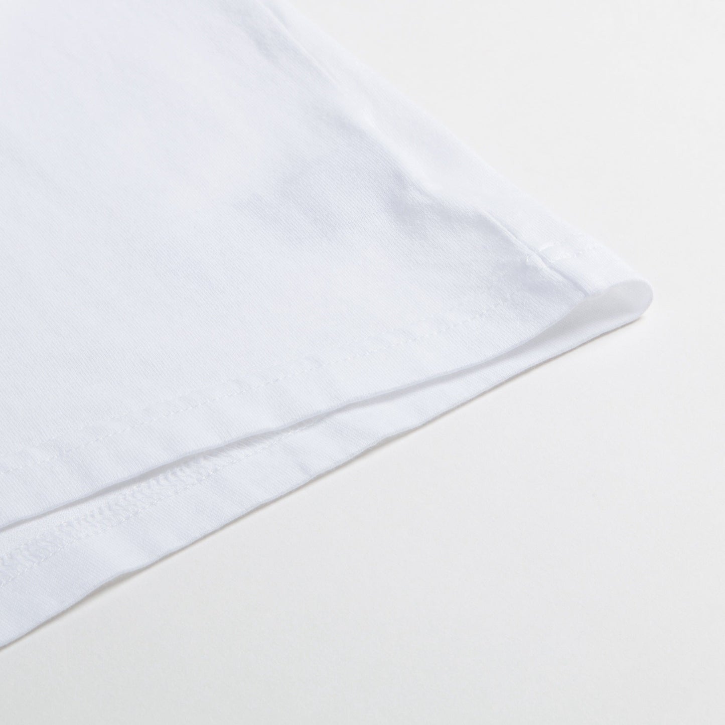 Boys & Girls White Cotton T-shirt