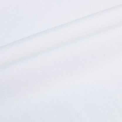 Boys & Girls White Cotton T-shirt