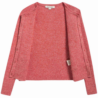 Girls Strawberry Knitwear Cardigan