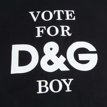 Girls & Boys Black Logo T-shirt