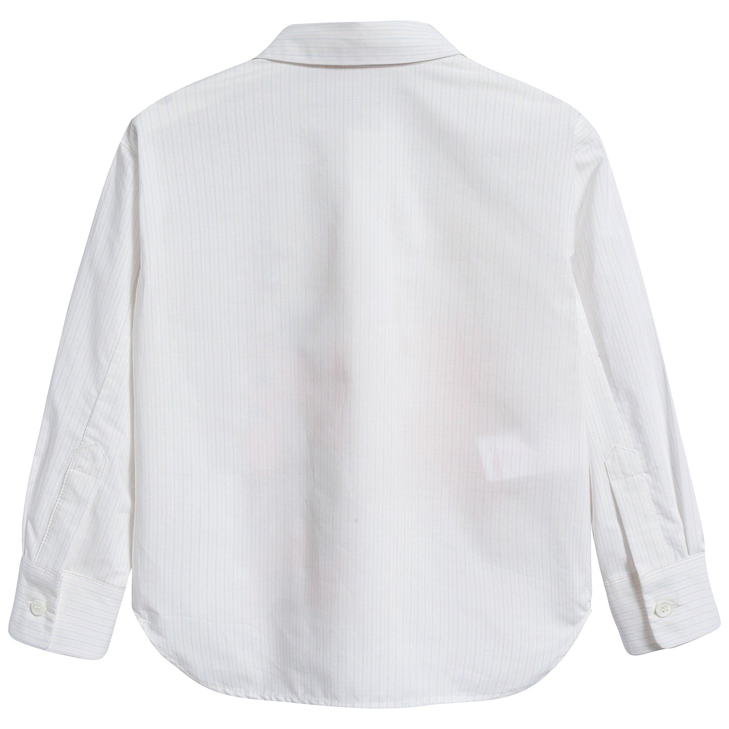 Girls White Printed Cotton T-shirt