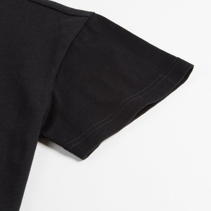 Boys & Girls Black Cotton T-shirt