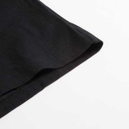 Boys & Girls Black Cotton T-shirt