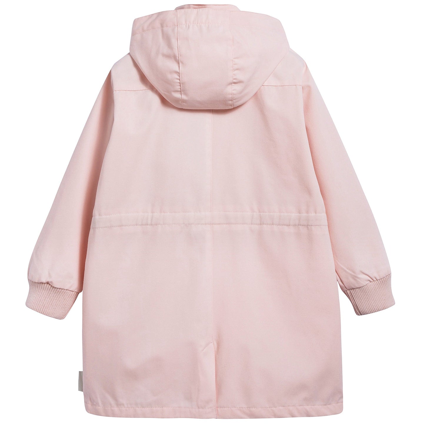 Girls Light Pink Blue Solid Jacket