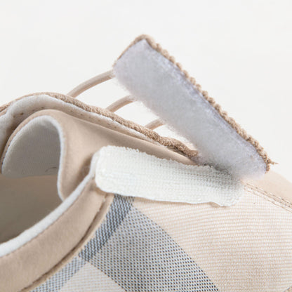 Baby Boys&Baby Girls Beige Check Pre-Walker Shoes