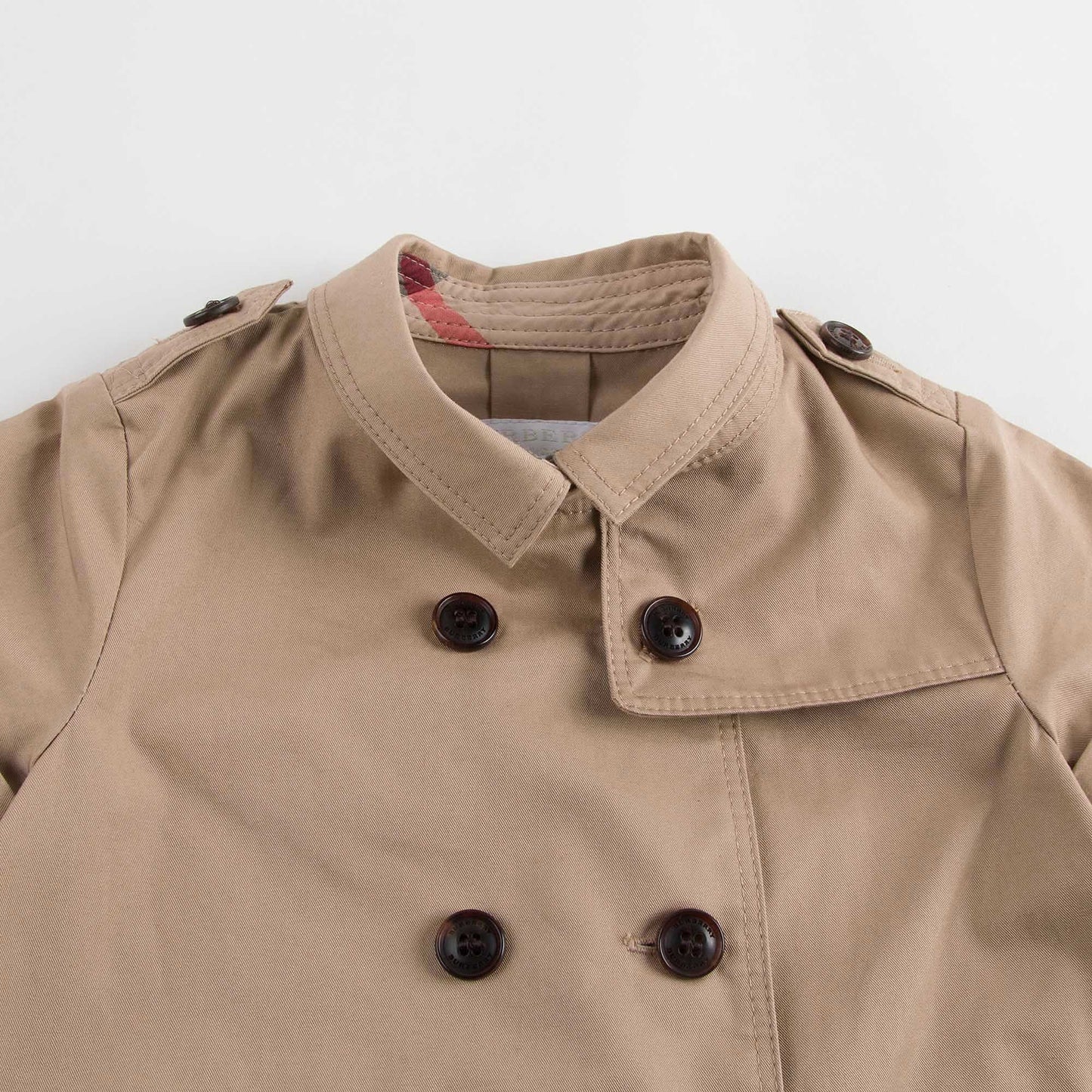 Baby Girls Beige Trench Dress