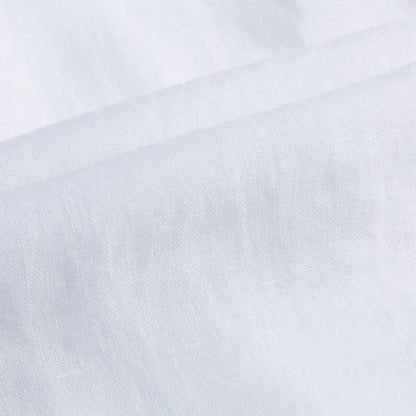 女童白色亚麻连衣裙