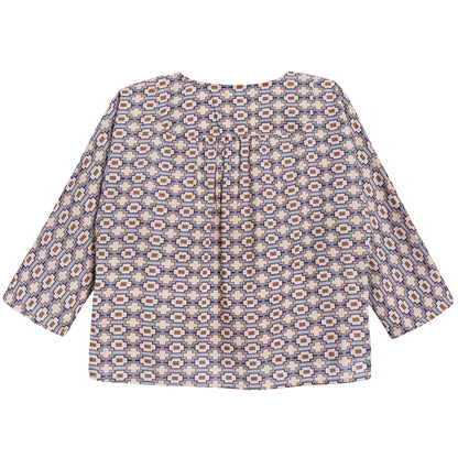 Baby Kaleido Blue Woven T-shirt