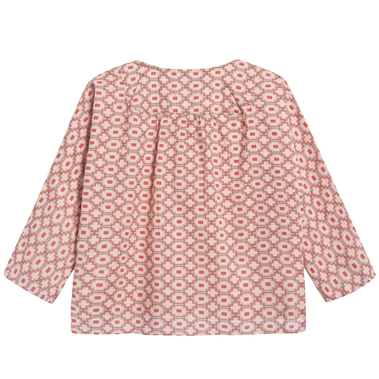 Baby Kaleido Red Woven T-shirt