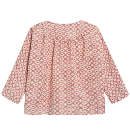 Baby Kaleido Red Woven T-shirt