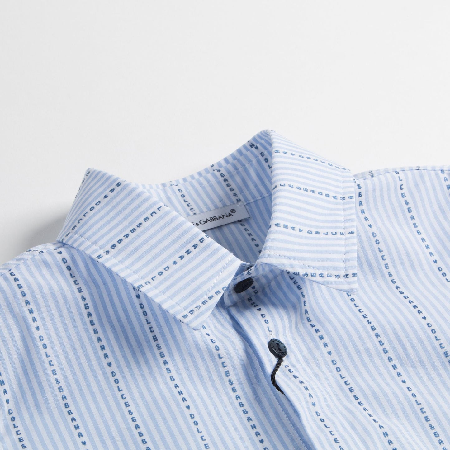 Baby Boys Sky Blue Jacquard T-shirt
