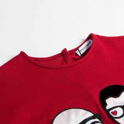 Baby  Girls  Red  Home  Babysuit