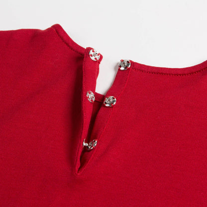 Baby  Girls  Red  Home  Babysuit
