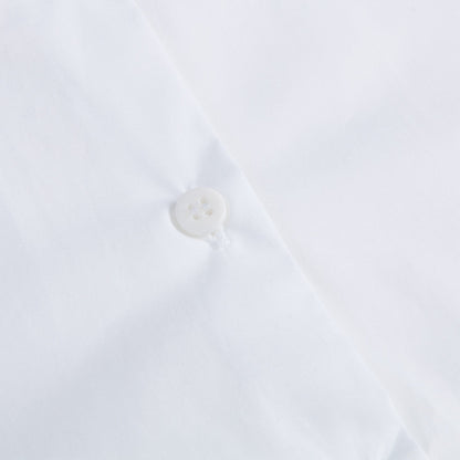 Girls White Cotton T-shirt