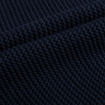Girls Dark Blue Cotton Sweater