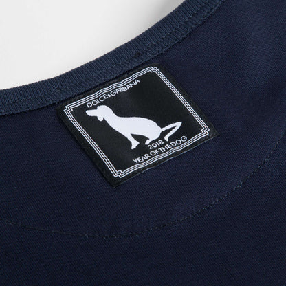 Baby Boys Blue Dog Cotton T-shirt