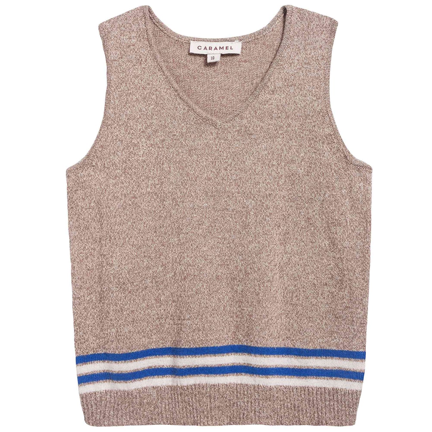 Baby Mocha Cotton Knitwear Vest