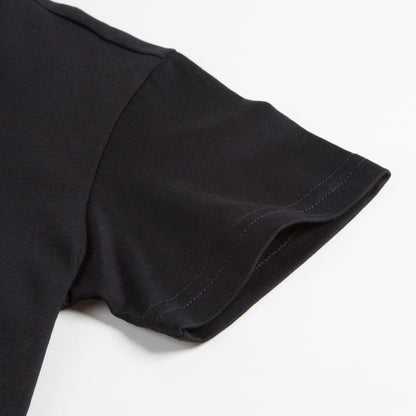 Boys Black Tiger Cotton T-shirt
