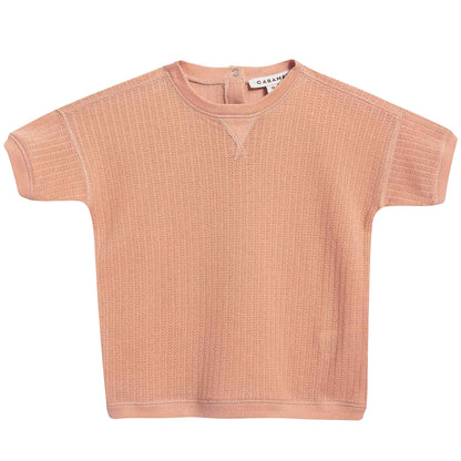 Baby Coral Pink Cotton Jersey T-Shirt