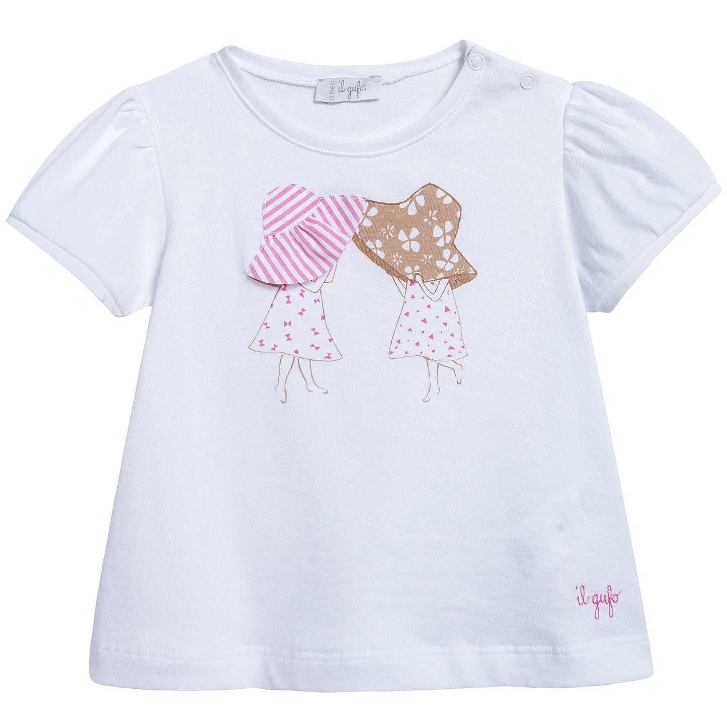 Baby Girls White T-shirt