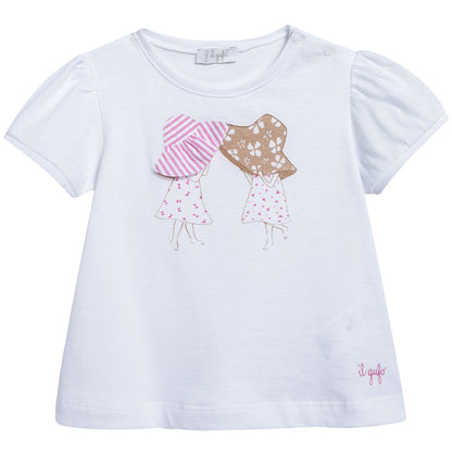 Baby Girls White T-shirt