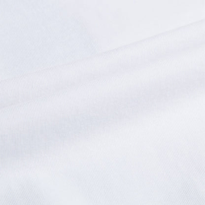 Girls White "Denim Blue Girls" Cotton T-shirt