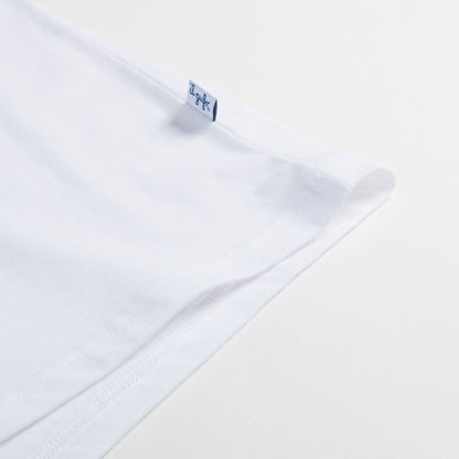 Boys White  "Bluette  Crocodile"  Cotton T-shirt