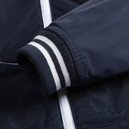 Baby Boys Navy Blue Polyester Jackets