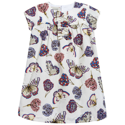 Baby Girls White Magnolia Dress