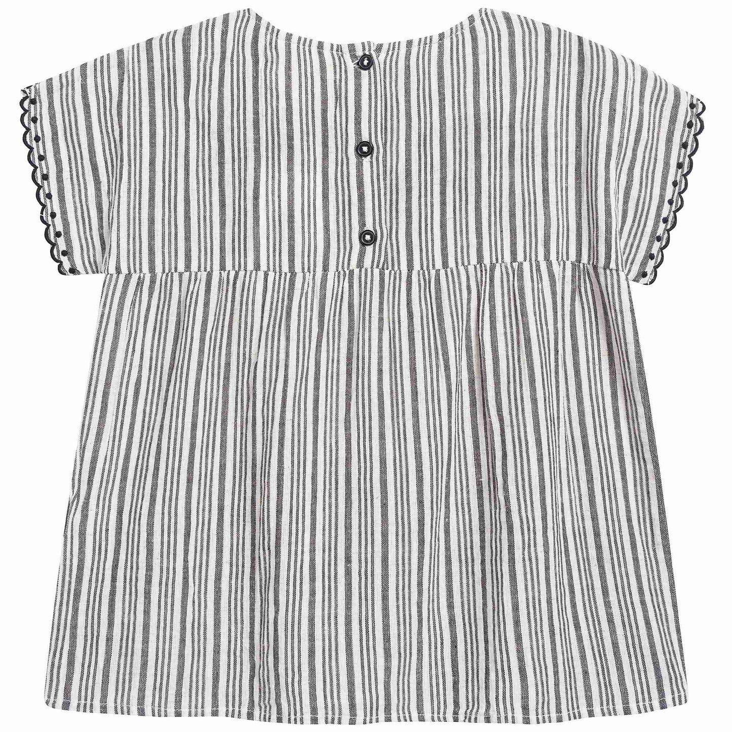 Girls Black & White "Stripes  B&W" Tunic