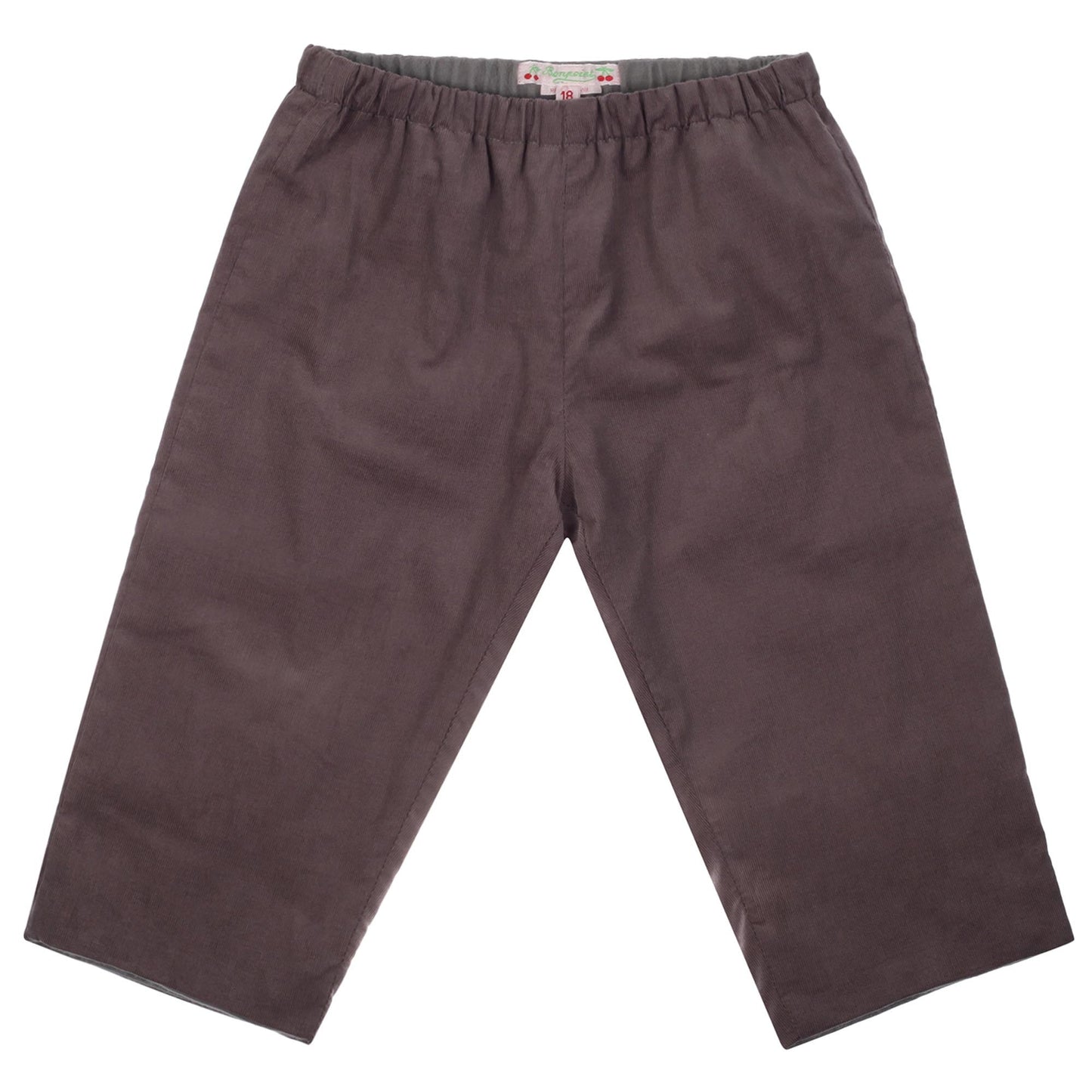 Baby Slate Grey Cotton Trouser