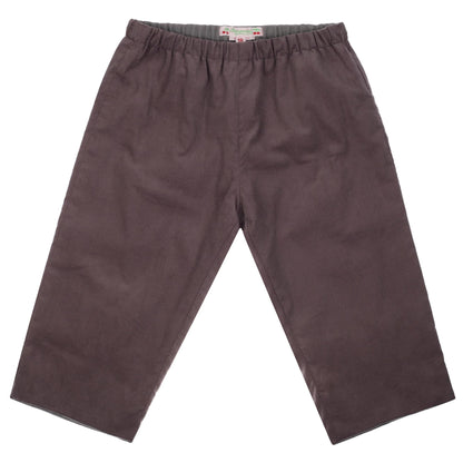 Baby Slate Grey Cotton Trouser