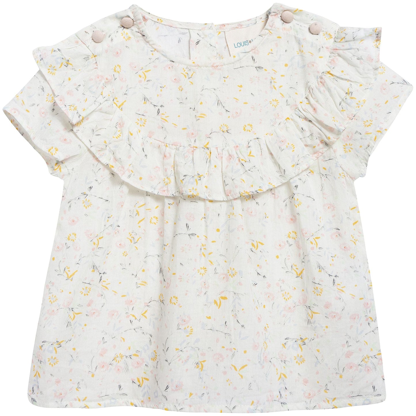 Baby Girls Multicolor  "Cotton  Flowers"  Tunic
