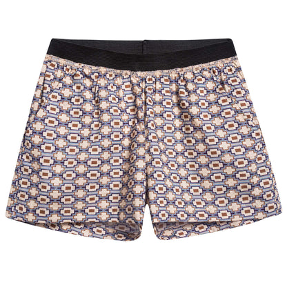 Girls & Boys Kaleido Blue Woven Shorts