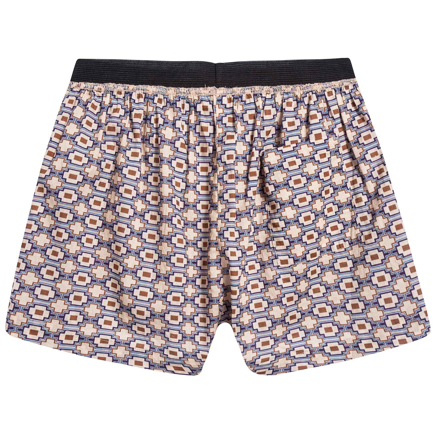 Girls & Boys Kaleido Blue Woven Shorts